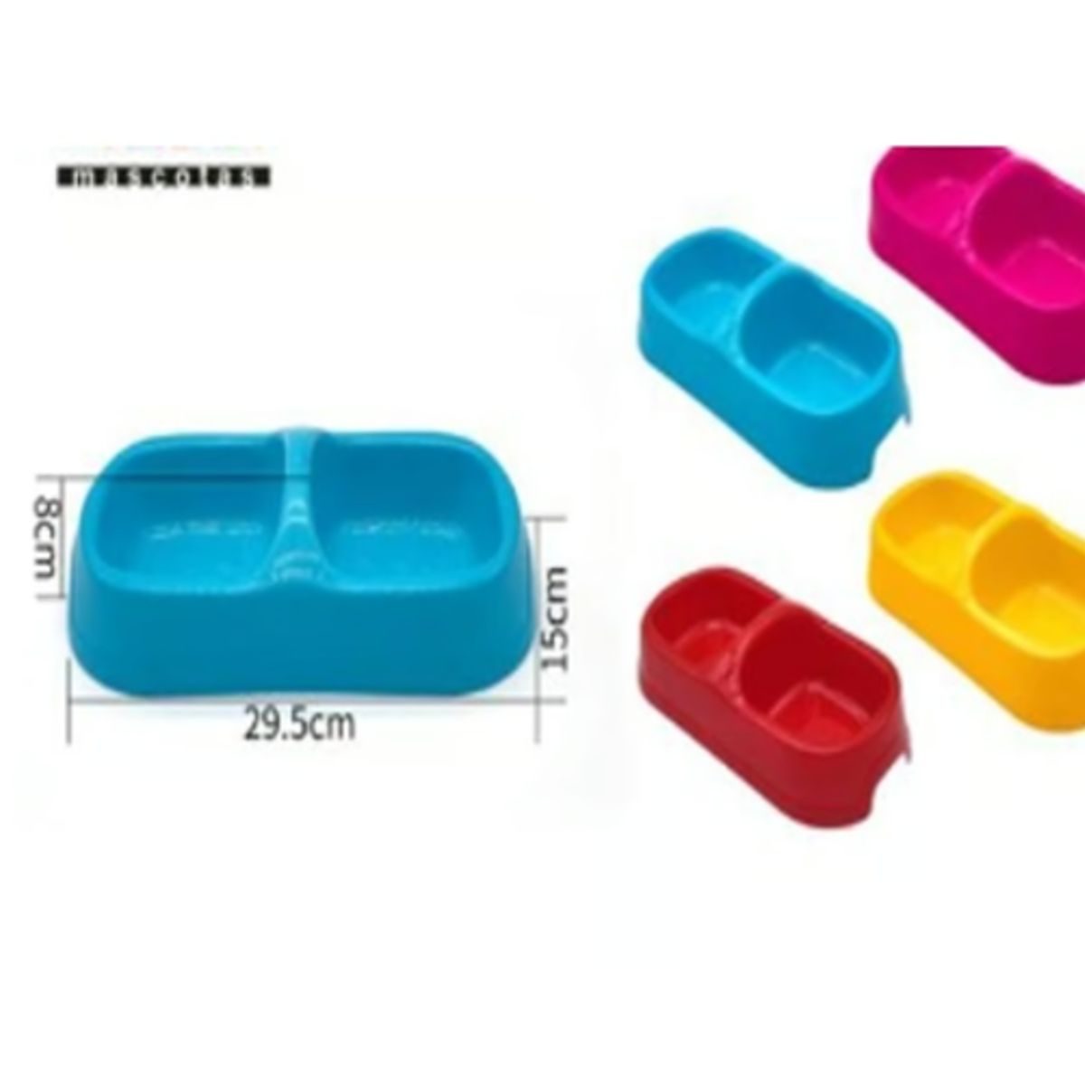 GENERICO - Bowl Para Perro Comida Color Azul 29cm