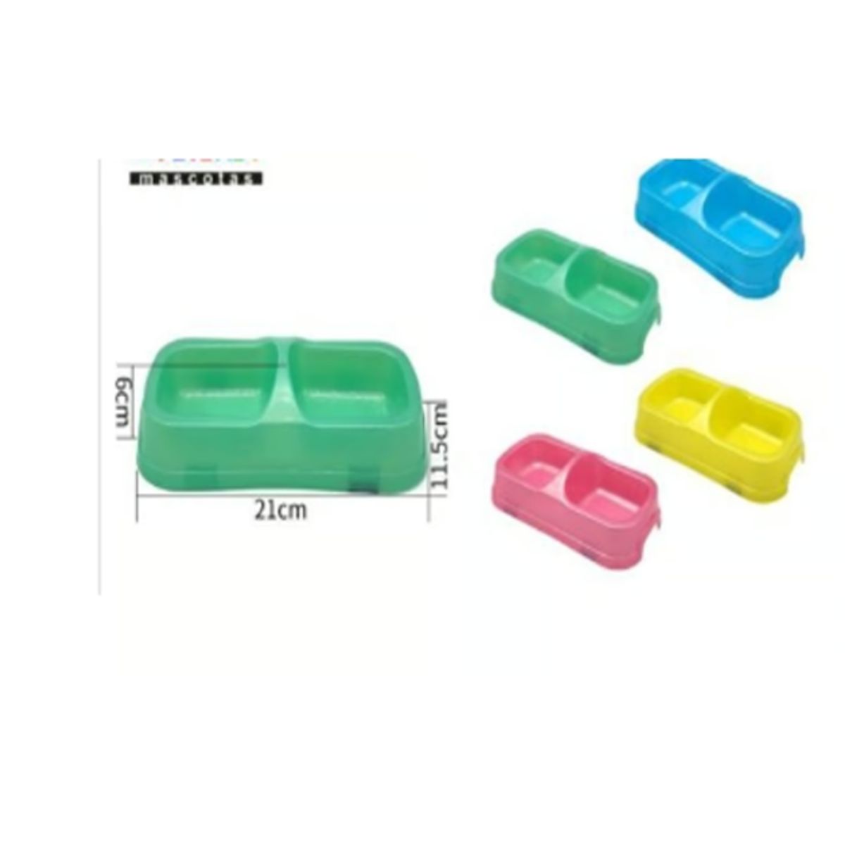 GENERICO - Bowl Para Perro Comida Color Rosa 21cm