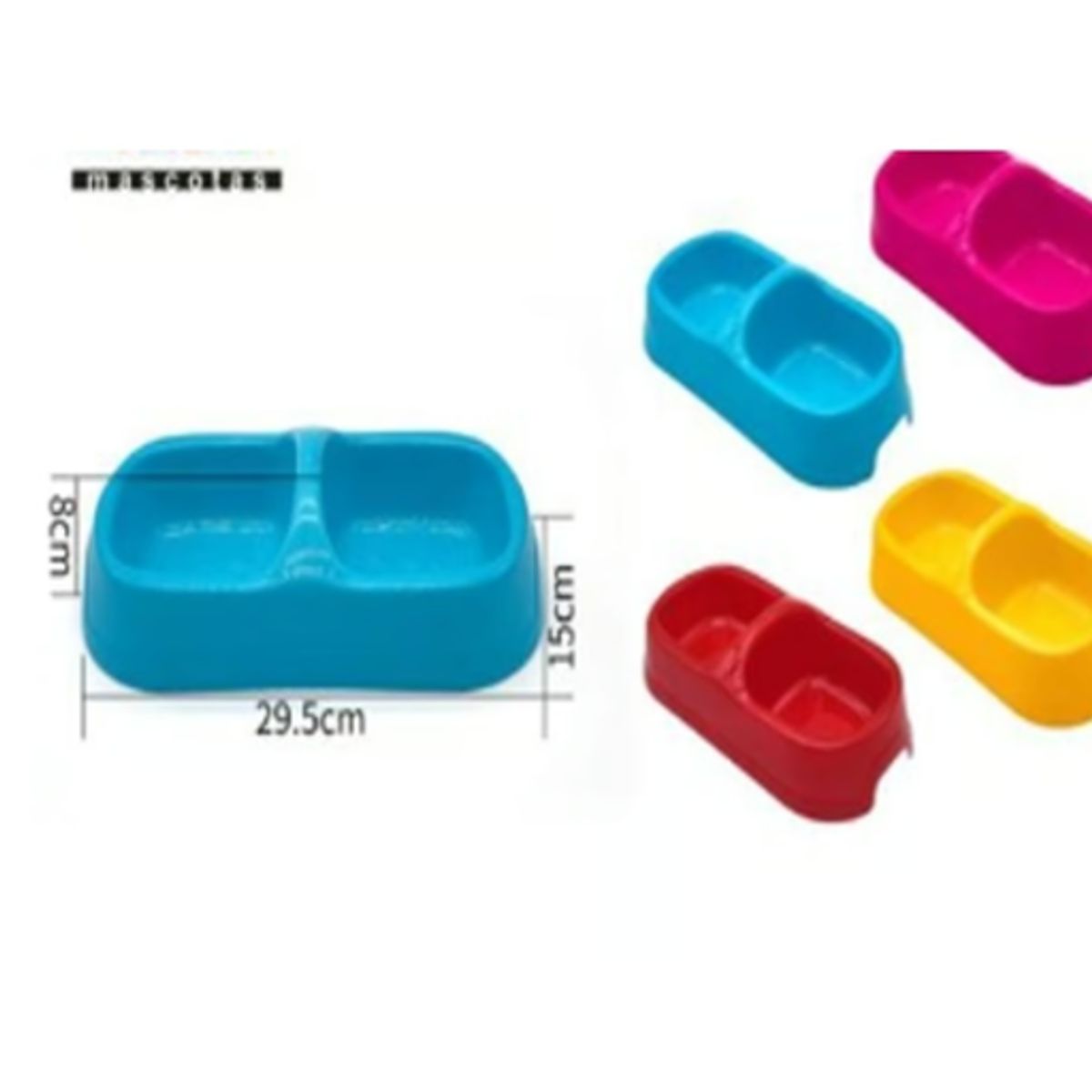 GENERICO - Bowl Para Perro Comida Color Rojo 29cm