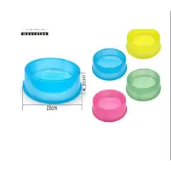 GENERICO - Bowl Para Perro Comida Color Azul Redondo 15cm