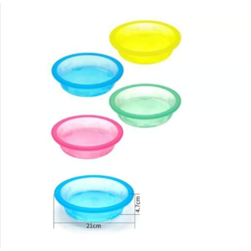 GENERICO - Bowl Para Perro Comida Color Rosa Redondo 21cm