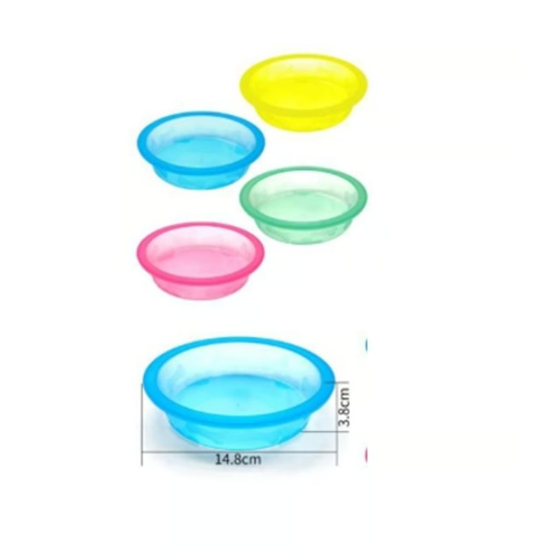 GENERICO - Bowl Para Perro Comida Color Rosa Redondo 14cm