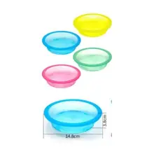 GENERICO - Bowl Para Perro Comida Color Verde Redondo 14cm