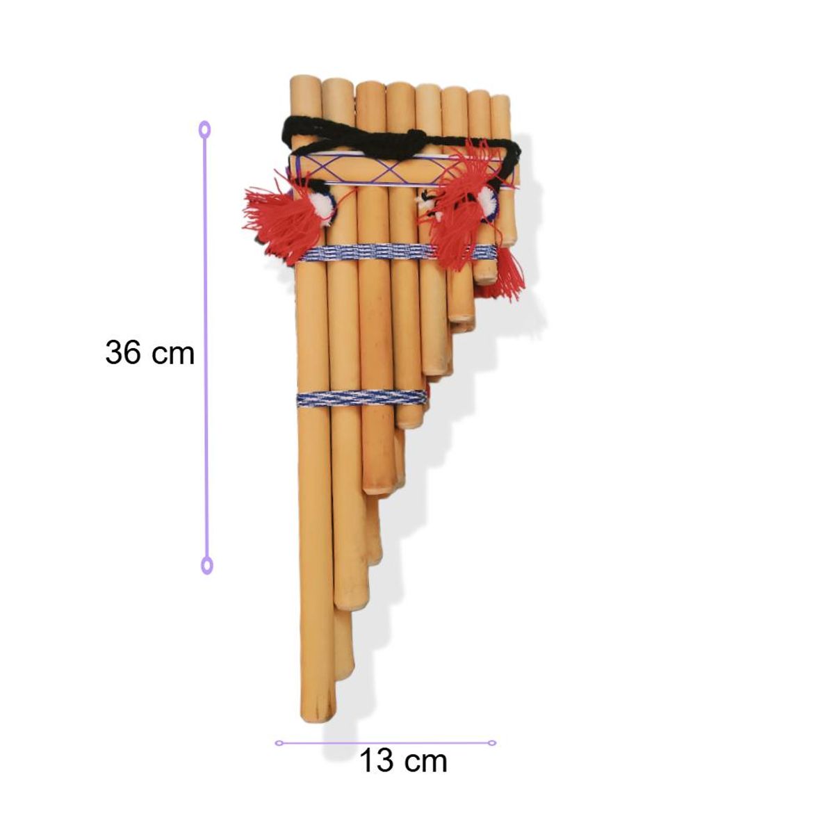 WAYRA - Zampoña Instrumento Musical Andino WAYRA 15 notas