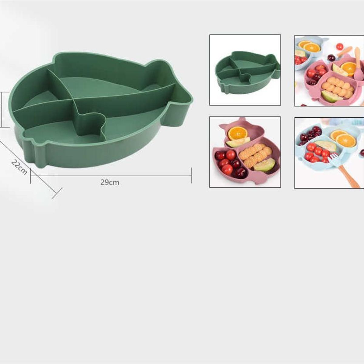 GENERICO - Fiambrera Hermetico Colacion Lonch Niños