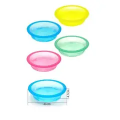 GENERICO - Bowl Para Perro Comida Color Verde Redondo 21cm