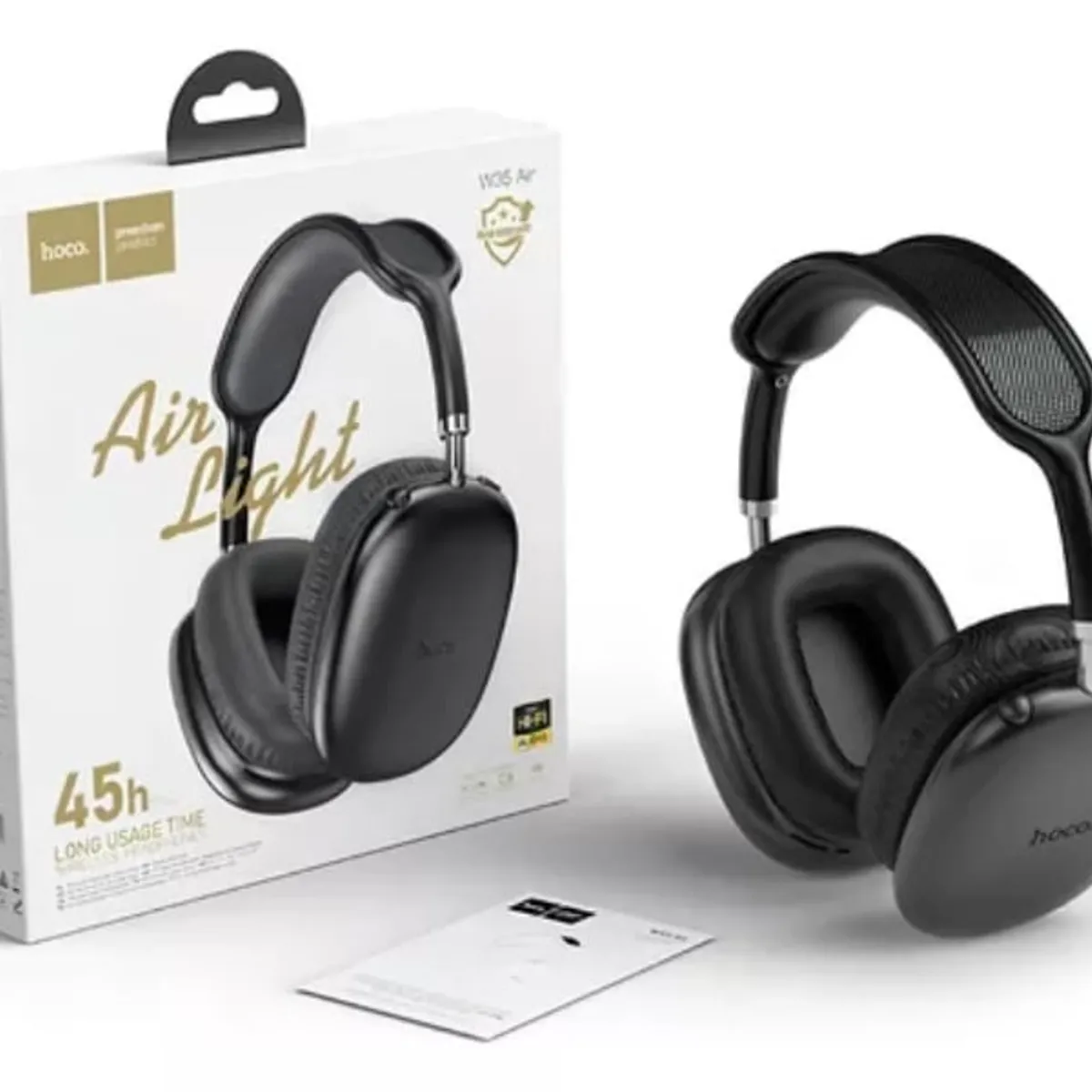 HOCO - Audifonos Hoco W35 Air Triumph Over Ear Bluetooth Negro