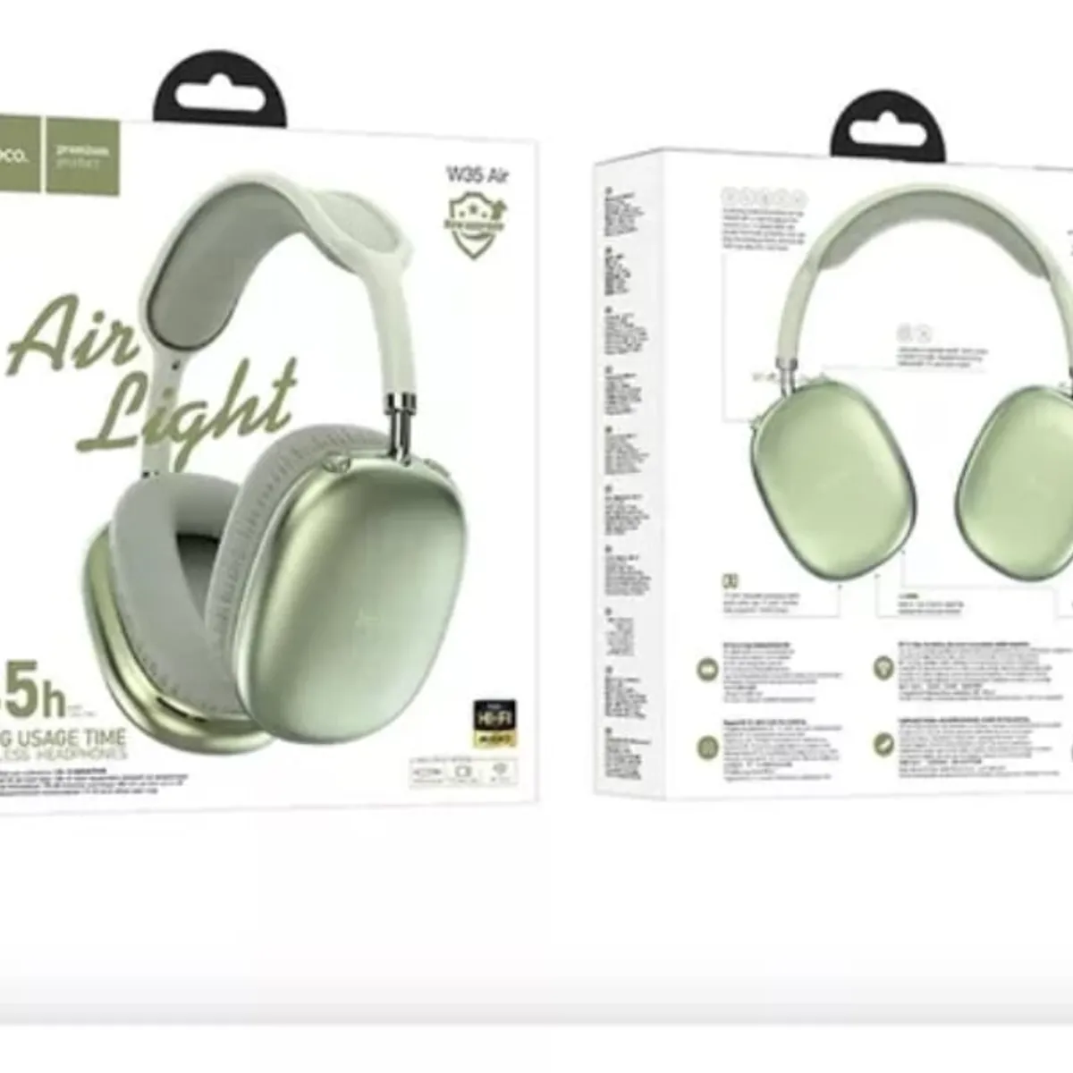 HOCO - Audifonos Bluetooth Hoco W35 Air Over Ear Verde