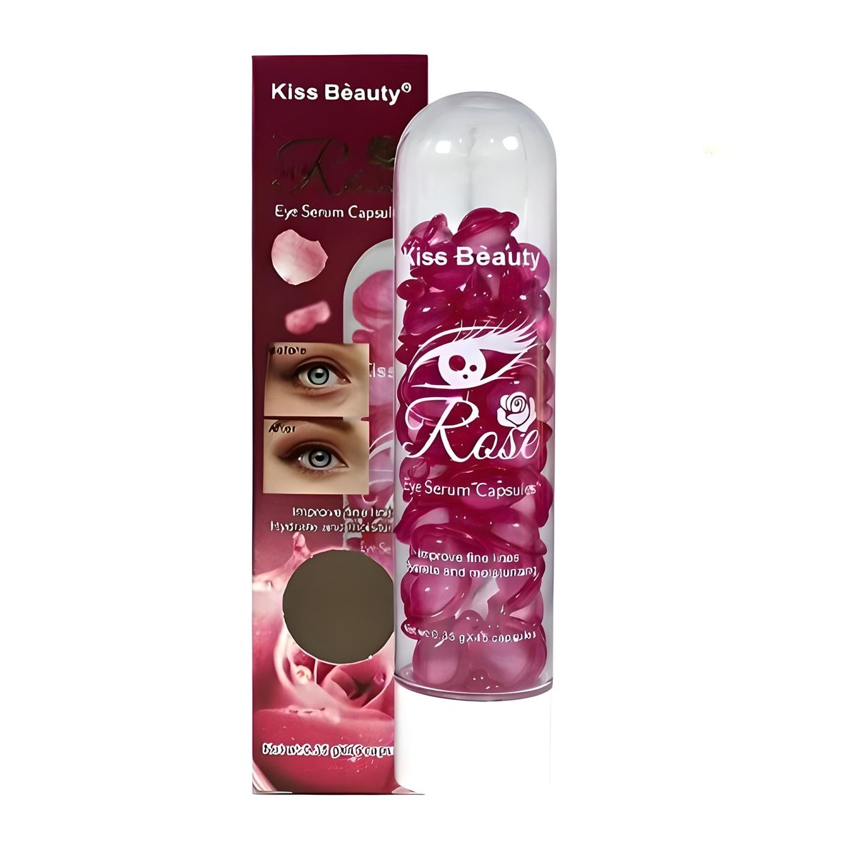 KISS BEAUTY - KISS BEAUTY SERUM DE ROSAS CONTORNO DE OJOS CAPSULAS