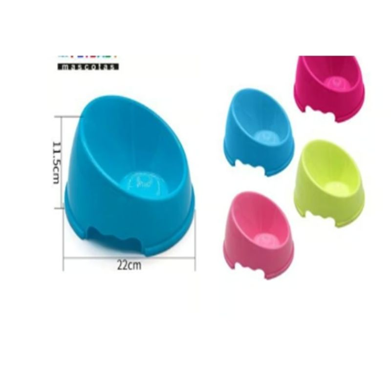 GENERICO - Bowl Para Perro Comida Color Rosado Redondo 22cm