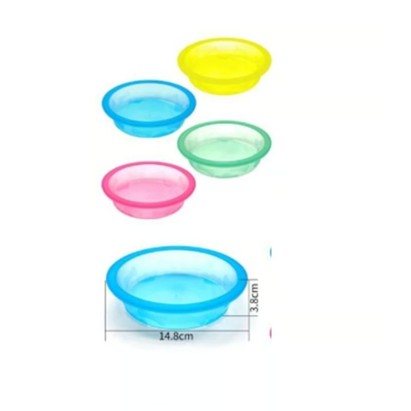 GENERICO - Bowl Para Perro Comida Color Amarillo Redondo 14cm