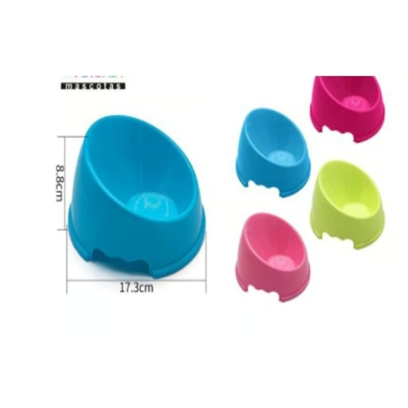 GENERICO - Bowl Para Perro Comida Color Azul Redondo 17cm