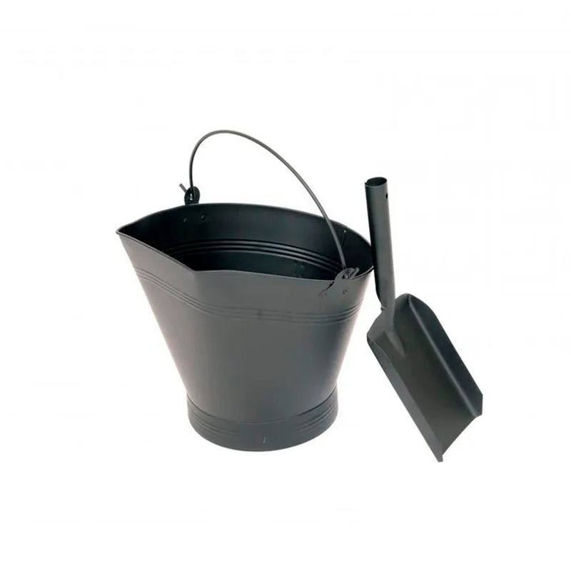 GENERICO - Balde metálico para chimenea 325cm Bighouse