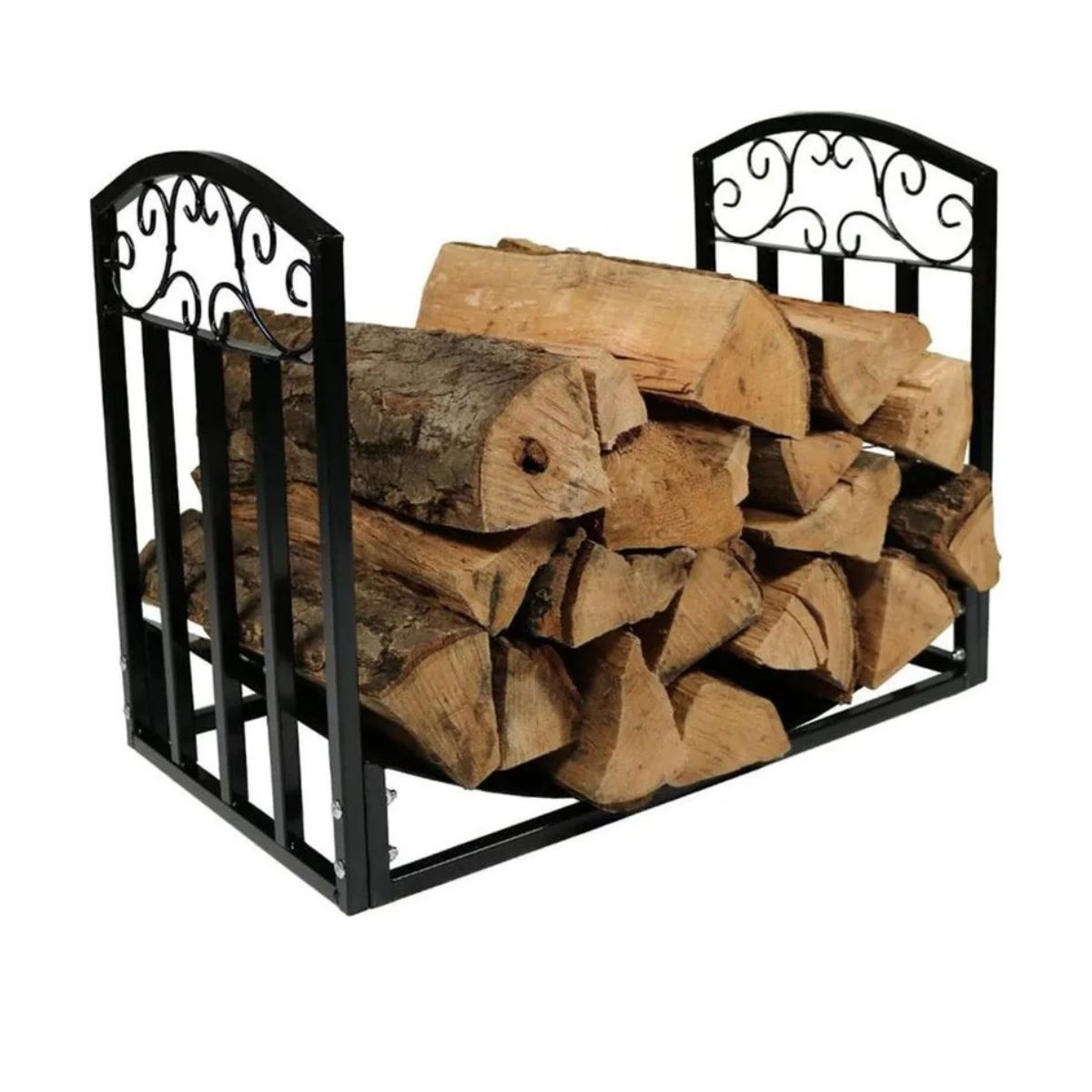 GENERICO - Leñero hierro 46x35x37cm Bighouse