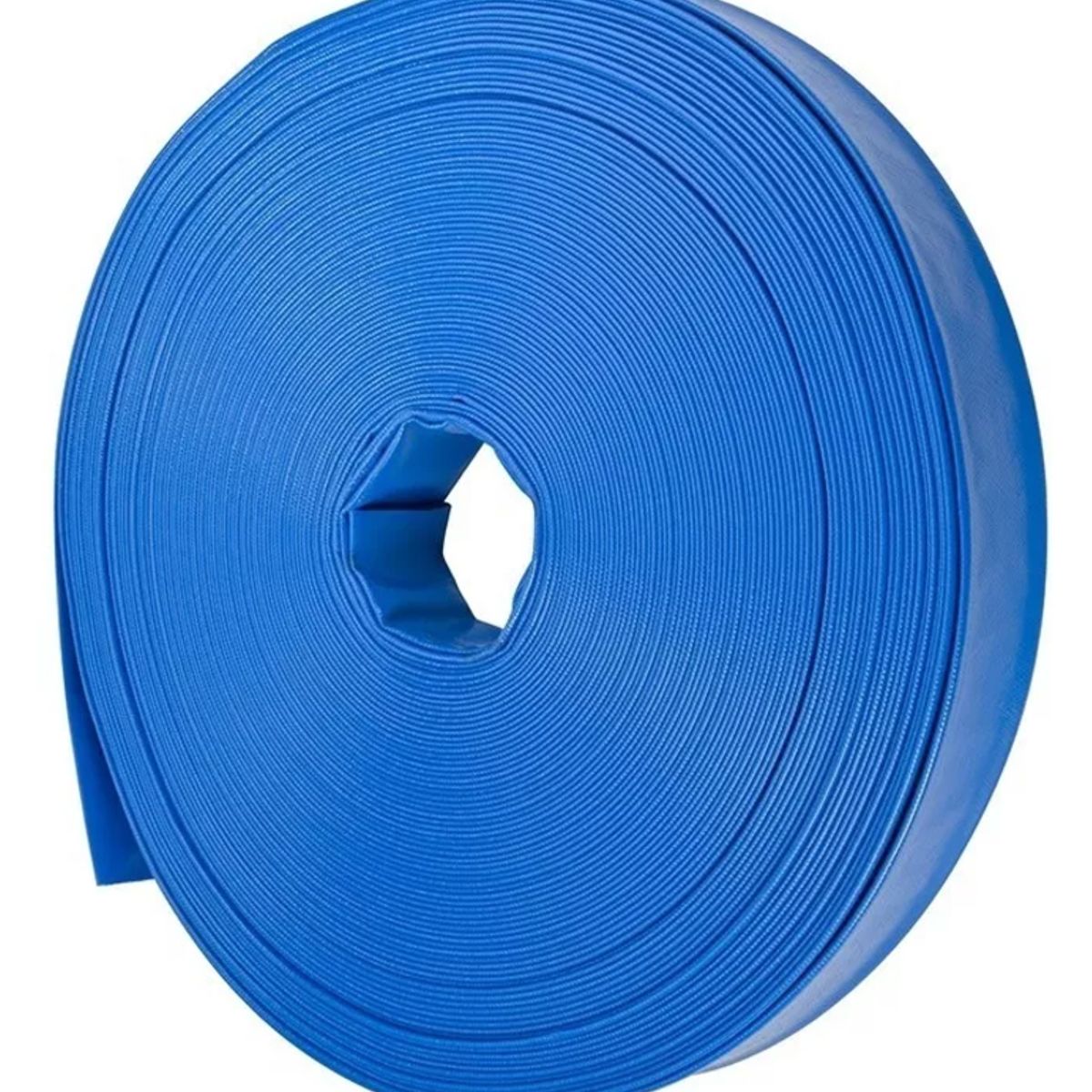 GENERICO - 10 Metros Manguera Plana Azul 6 Pulgada - 6 Bar