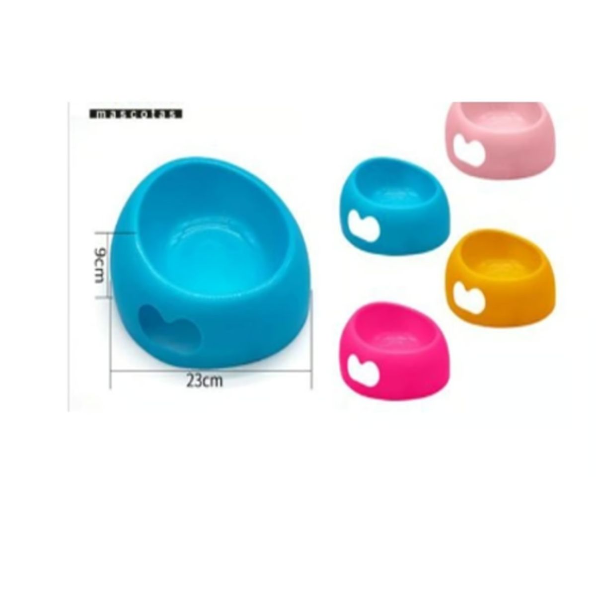 GENERICO - Bowl Para Perro Comida Color Amarillo Redondo 23cm