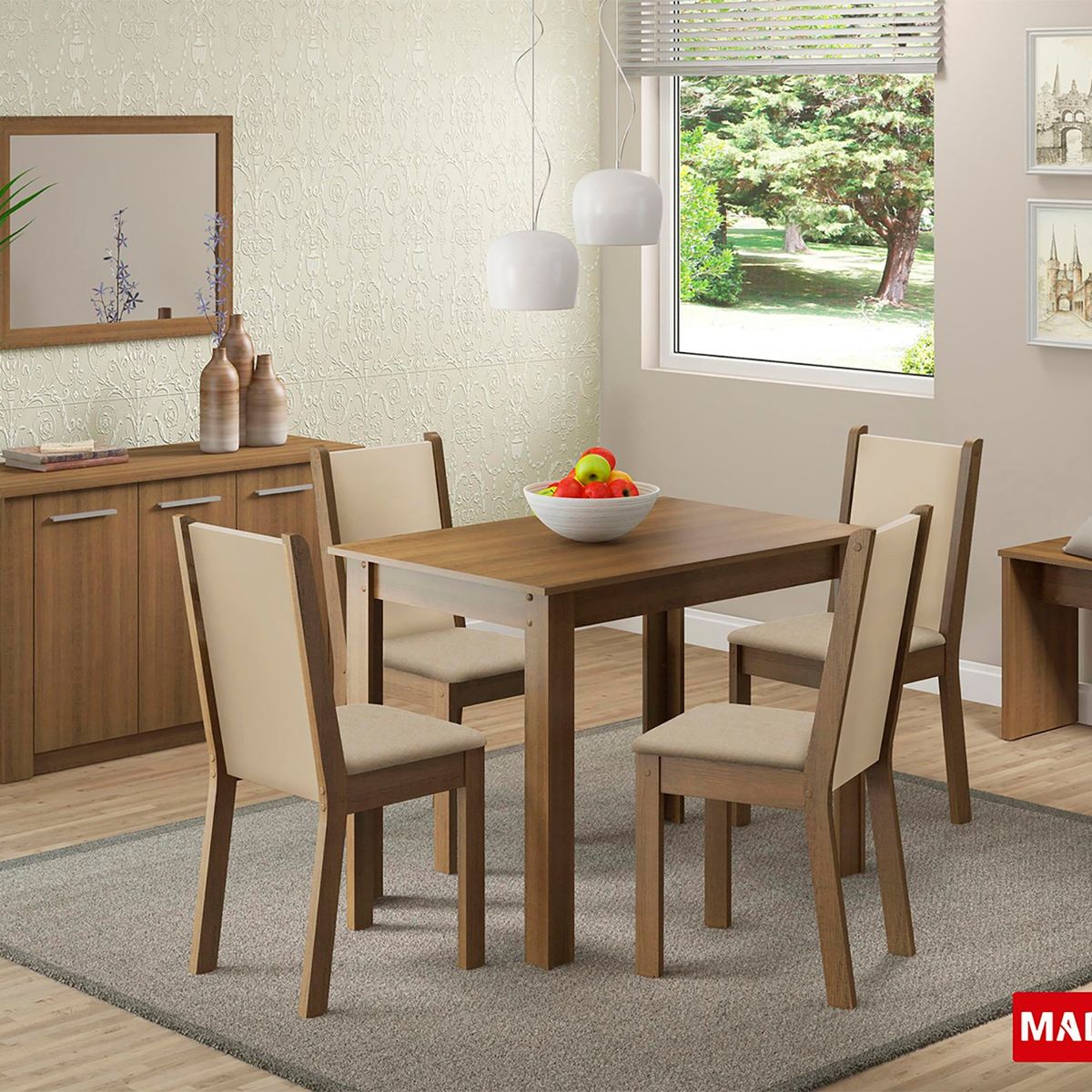 VEKKAHOME - COMEDOR LUNA LEONE (273114+273031)