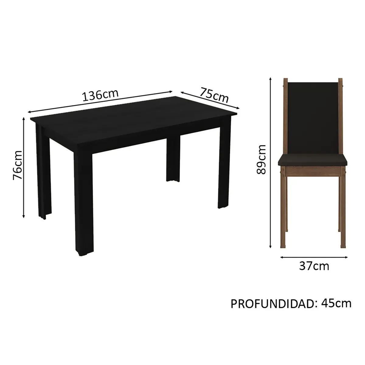 VEKKAHOME - COMEDOR LOLA SUECIA (273118+273074)