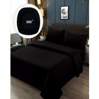 SABANAS 200 HILOS SUPER KING NEGRO