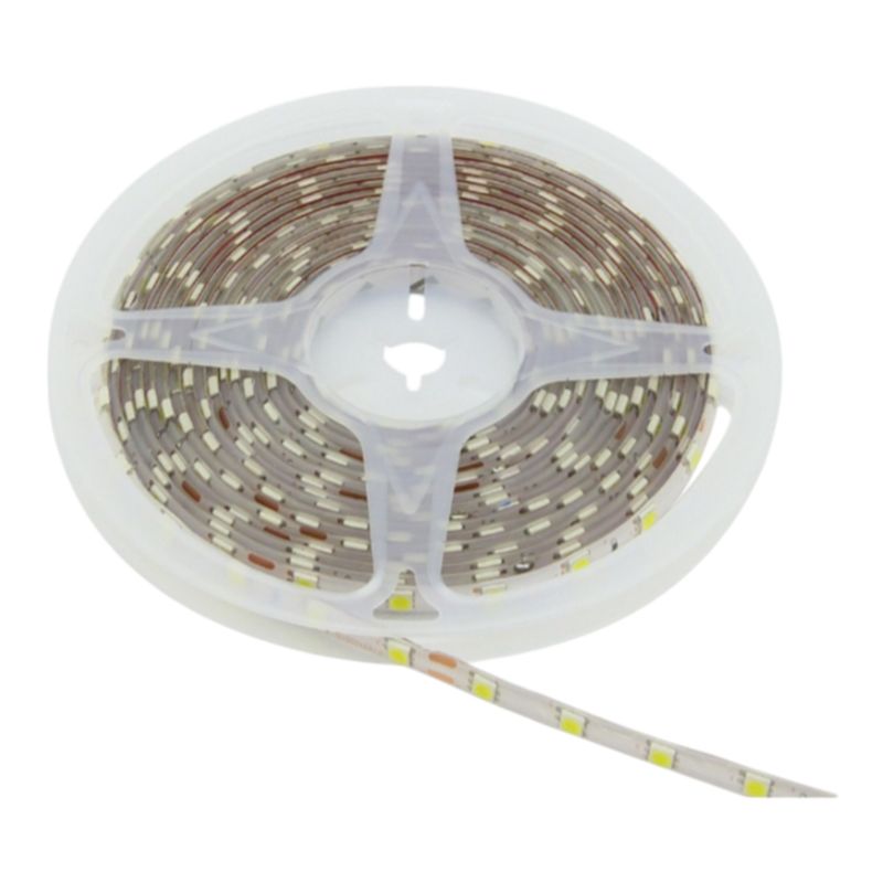 GENERICO - Tira LED Luz Blanca De 5 Mts 12 Volt LED 5050