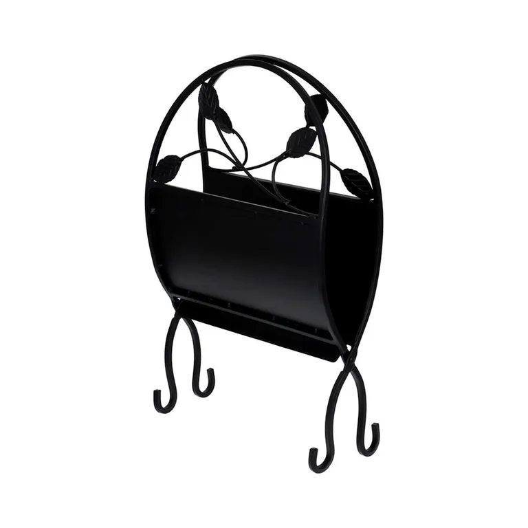 GENERICO Leñero de fierro plegable 48x33x37cm Bighouse