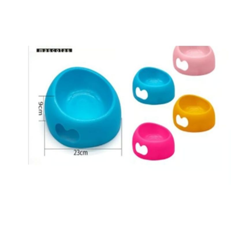 GENERICO - Bowl Para Perro Comida Color Fucsia Redondo 23cm