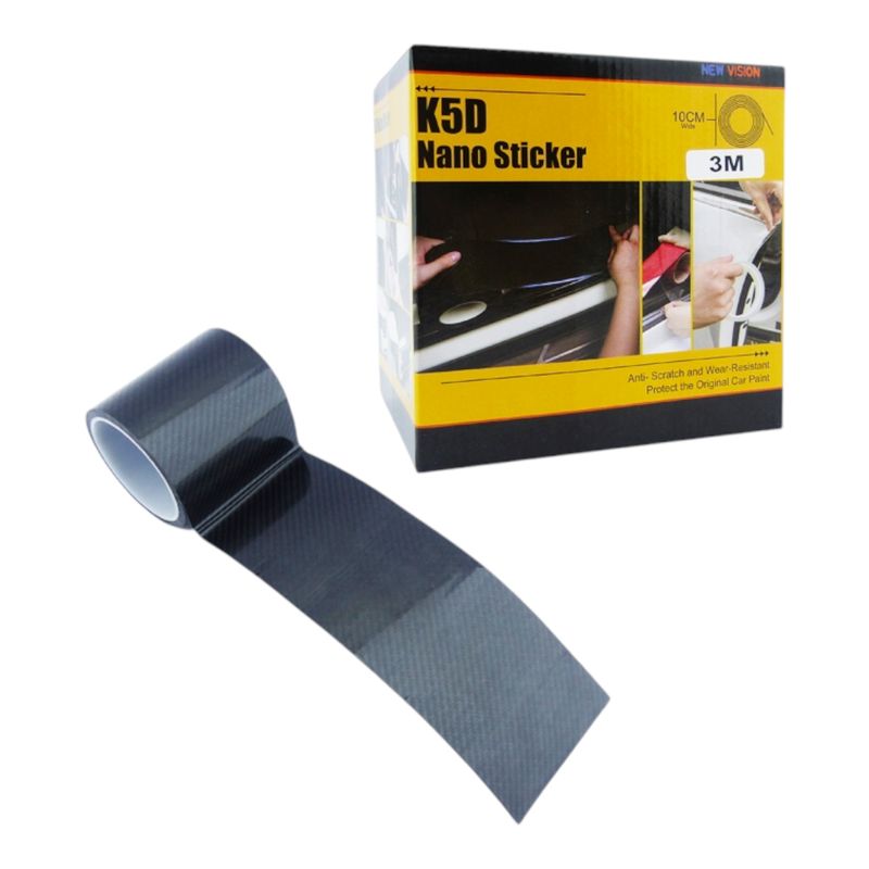 GENERICO - Cinta De Carbon Para Marco De Ventana De 3M X 10CM