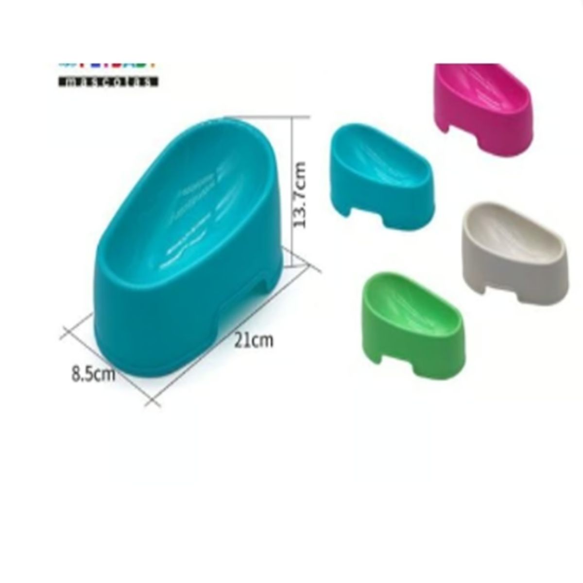 GENERICO - Bowl Para Perro Comida Colores Surtidos 21cm