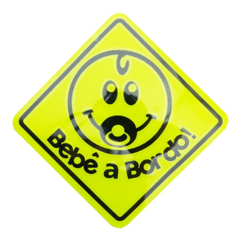 GENERICO - Adhesivo Bebe A Bordo Para Auto X 1 Pieza