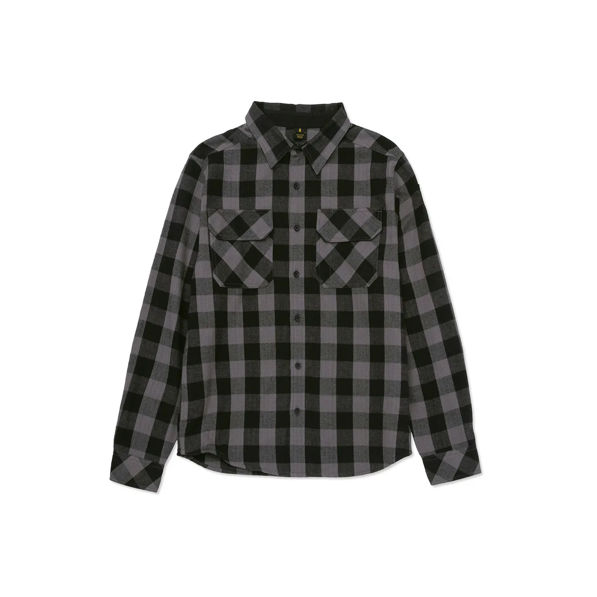 CAT - Camisa Manga Larga Mujer Buffalo Check Negro CAT