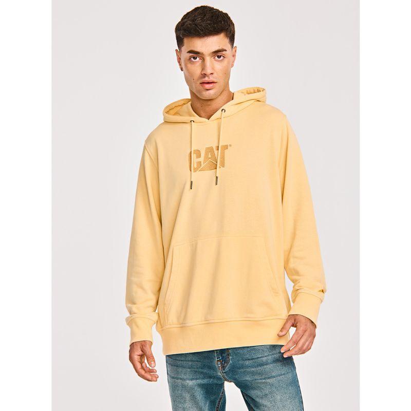 CAT - Polerón Unisex Heritage Unif Embroidered Amarillo CAT