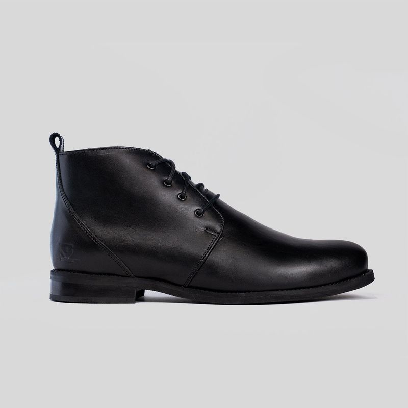 TRAUKO - Zapato Cuero Hombre Negro Cromo Trauko Sanhattan