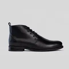 TRAUKO - Zapato Cuero Hombre Negro Cromo Sanhattan