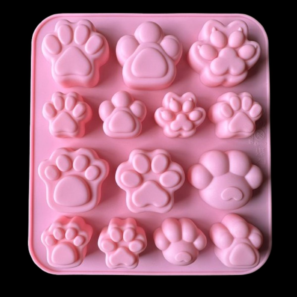 GENERICO - Molde Silicona Patita Huella Diseño B 17,5x16cm_