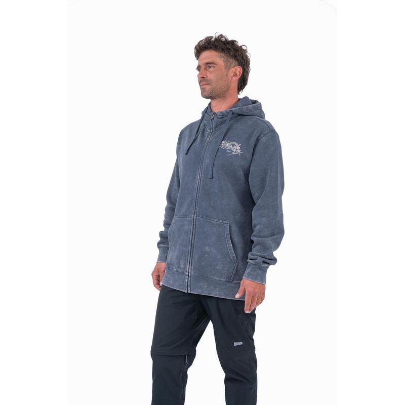 KAYA UNITE - Polerón Hombre Full Zip Relax Navy