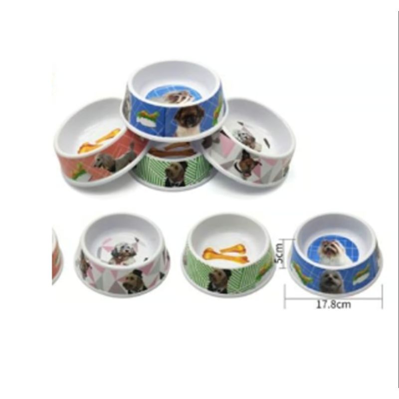 GENERICO - Bowl Para Perro Comida Colores Surtidos 17cm