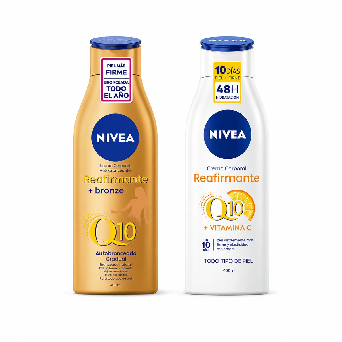 NIVEA - Pack Cremas Corporales Reafirmante Q10 Nivea
