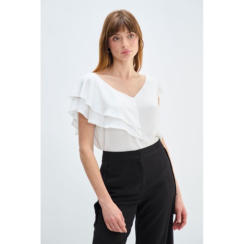 ASH - Blusa Lisa Crudo Ash