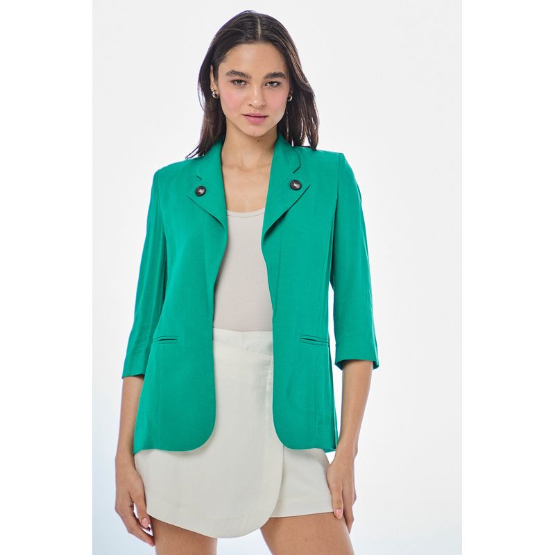 IO - Blazer Liso Verde Oliva iO
