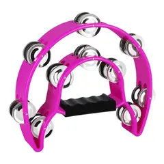 SCORPION - Pandero MediaLuna Fucsia Rosa 8 pulgadas TR-4 Celta