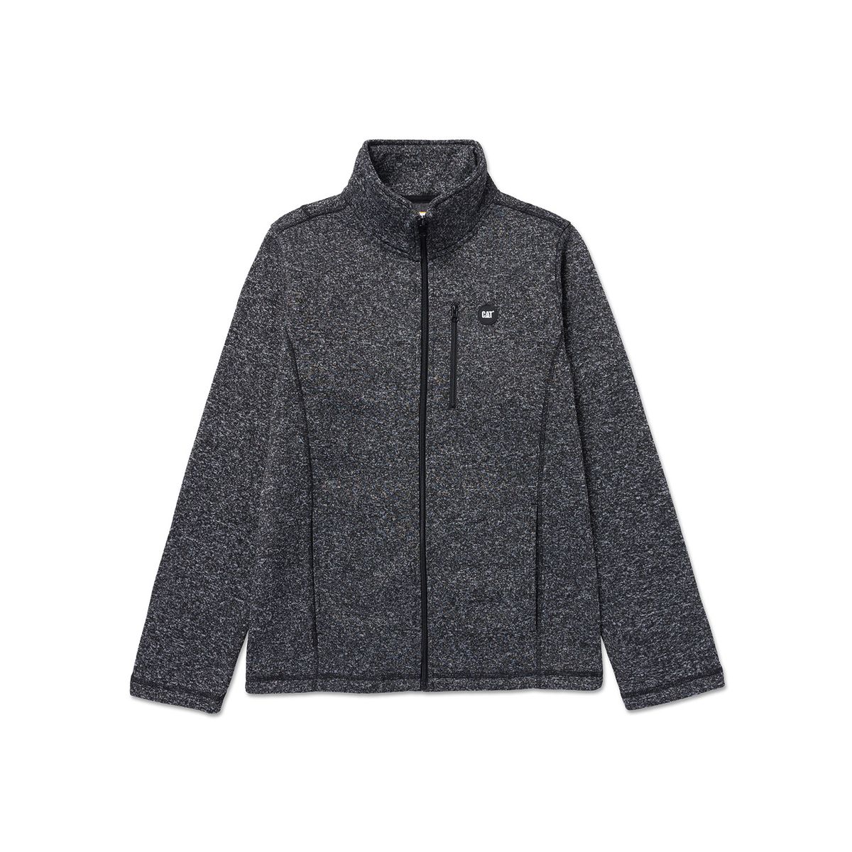 CAT - Polar Mujer W Sweater Fleece Full Zip Jacket Gris CAT