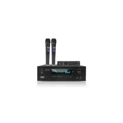 PYLE - Amplificador Home Theater 5.2 Con Bluetooth y dos Microfonos Karaoke