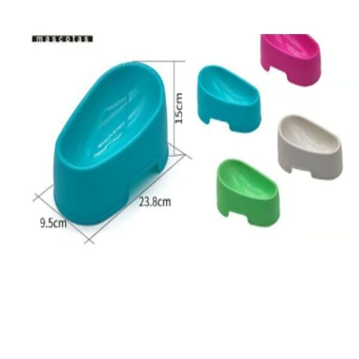 GENERICO - Bowl Para Perro Comida Colores Surtidos 23cm