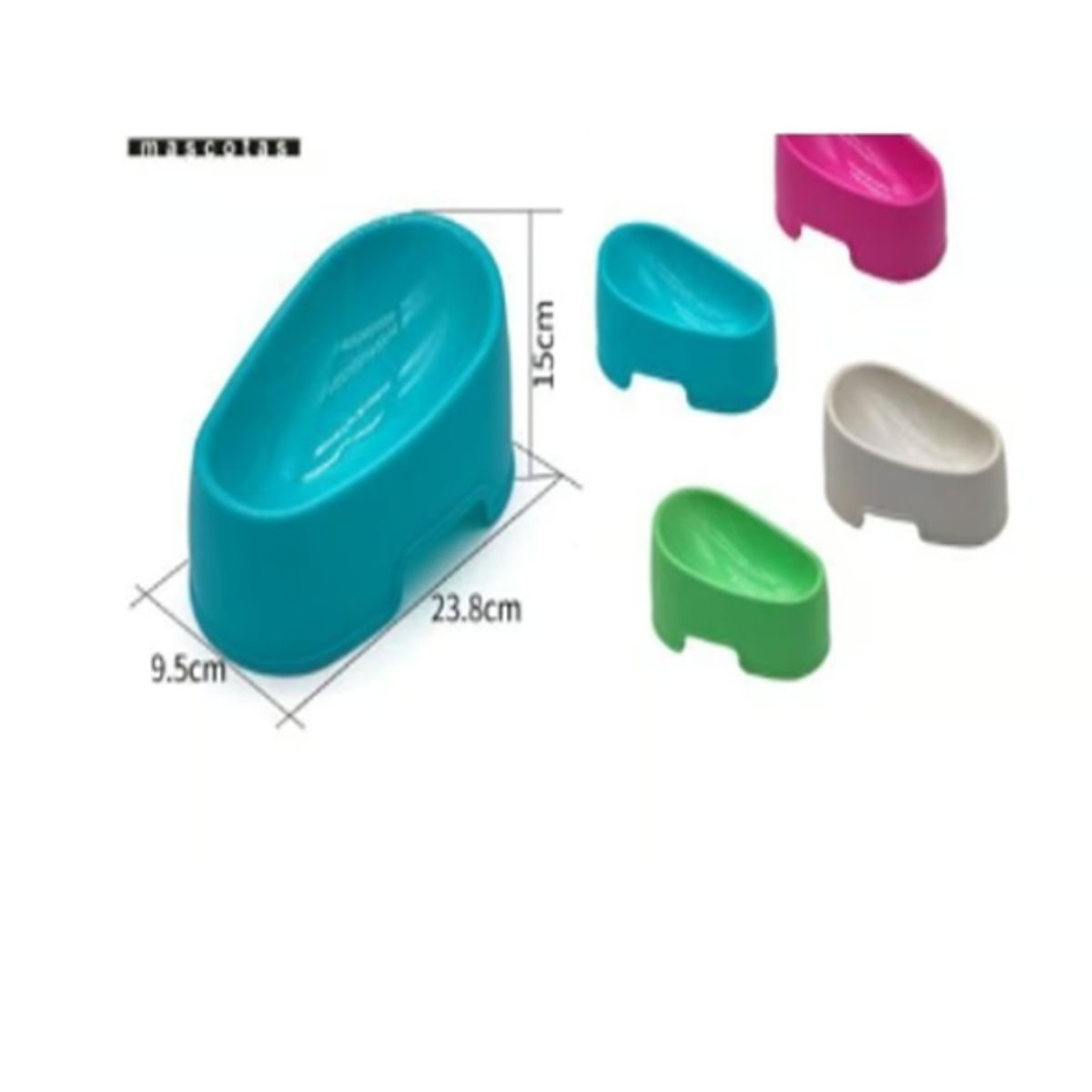 GENERICO - Bowl Para Perro Comida Colores Surtidos 23cm