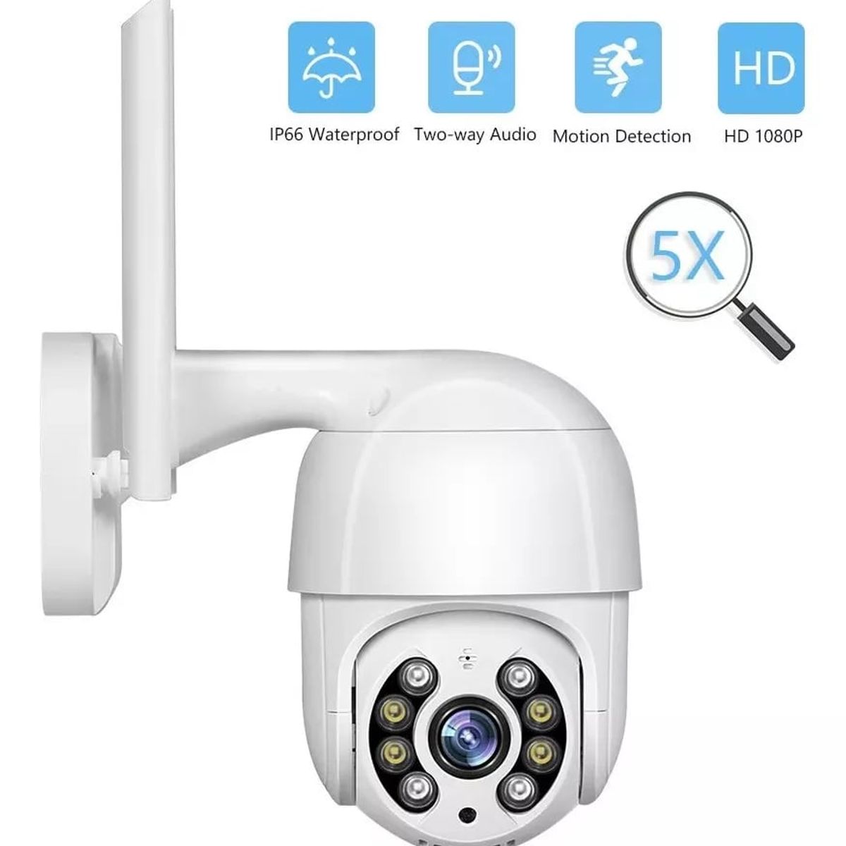 MP - Cámara Seguridad Ptz Ip Wifi Interior/exterior 1080 Icsee