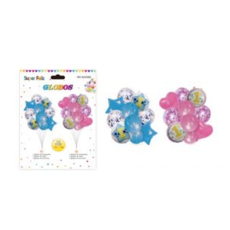 GENERICO - SET DE GLOBOS 10 PCS