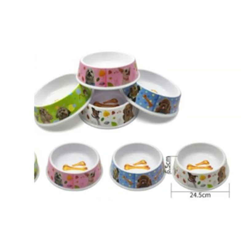 GENERICO - Bowl Para Perro Comida Colores Surtidos 24cm
