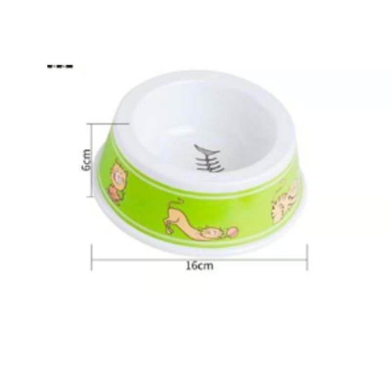GENERICO - Bowl Para Perro Comida Color Verde16cm