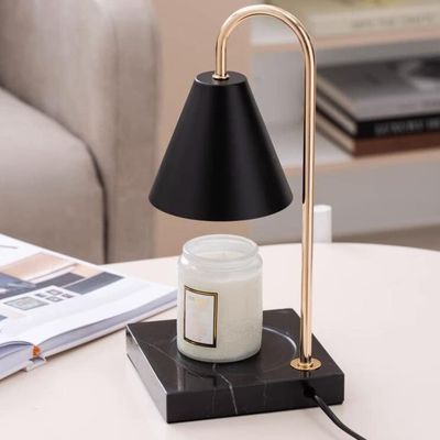 Imagen 2 del producto Lámpara Calentadora de Velas Aromaticas Negra