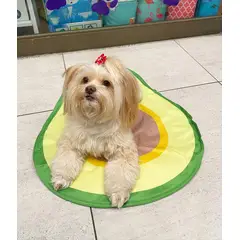 MELY PATITAS - Manta refrigerante para mascotas forma de palta